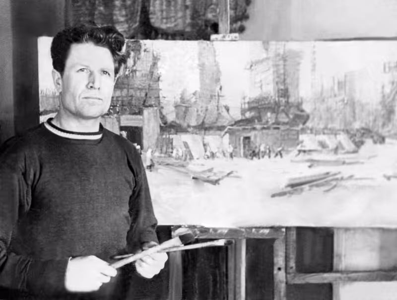 Petr Maltsev working or posing in a studio setting.